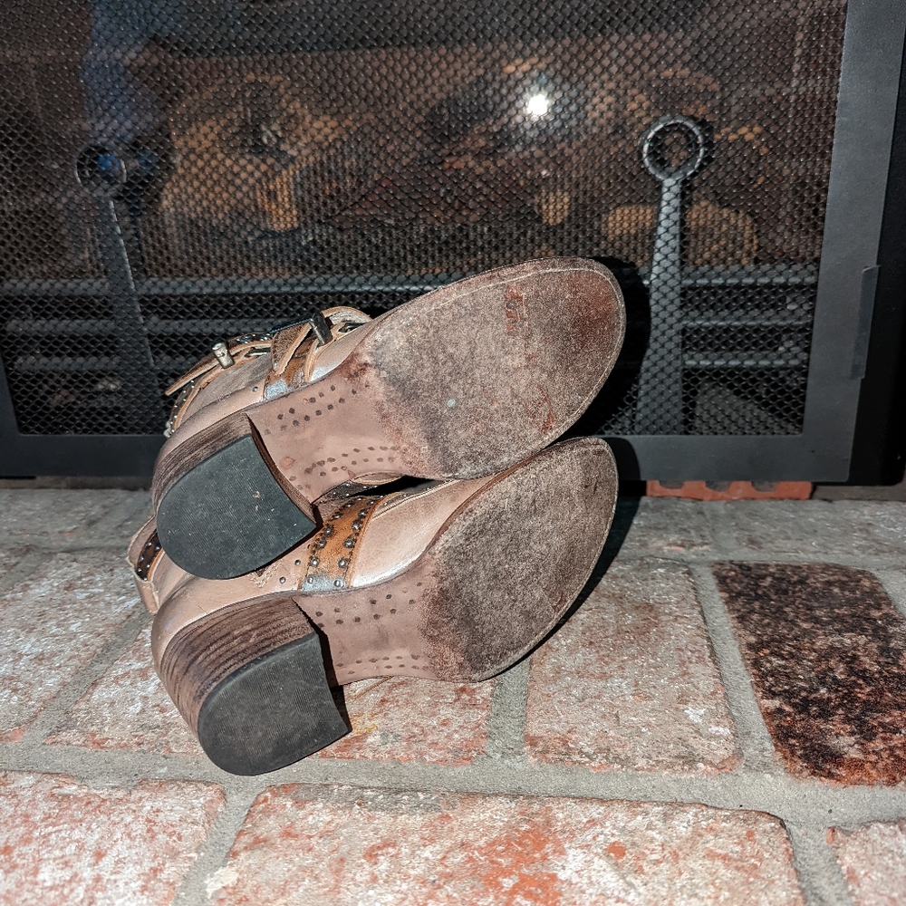 FreeBird Selina Tan Booties size 6 - Picture 7 of 15